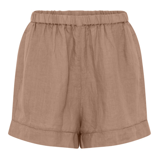 Frau Melbourne pure linen deco shorts