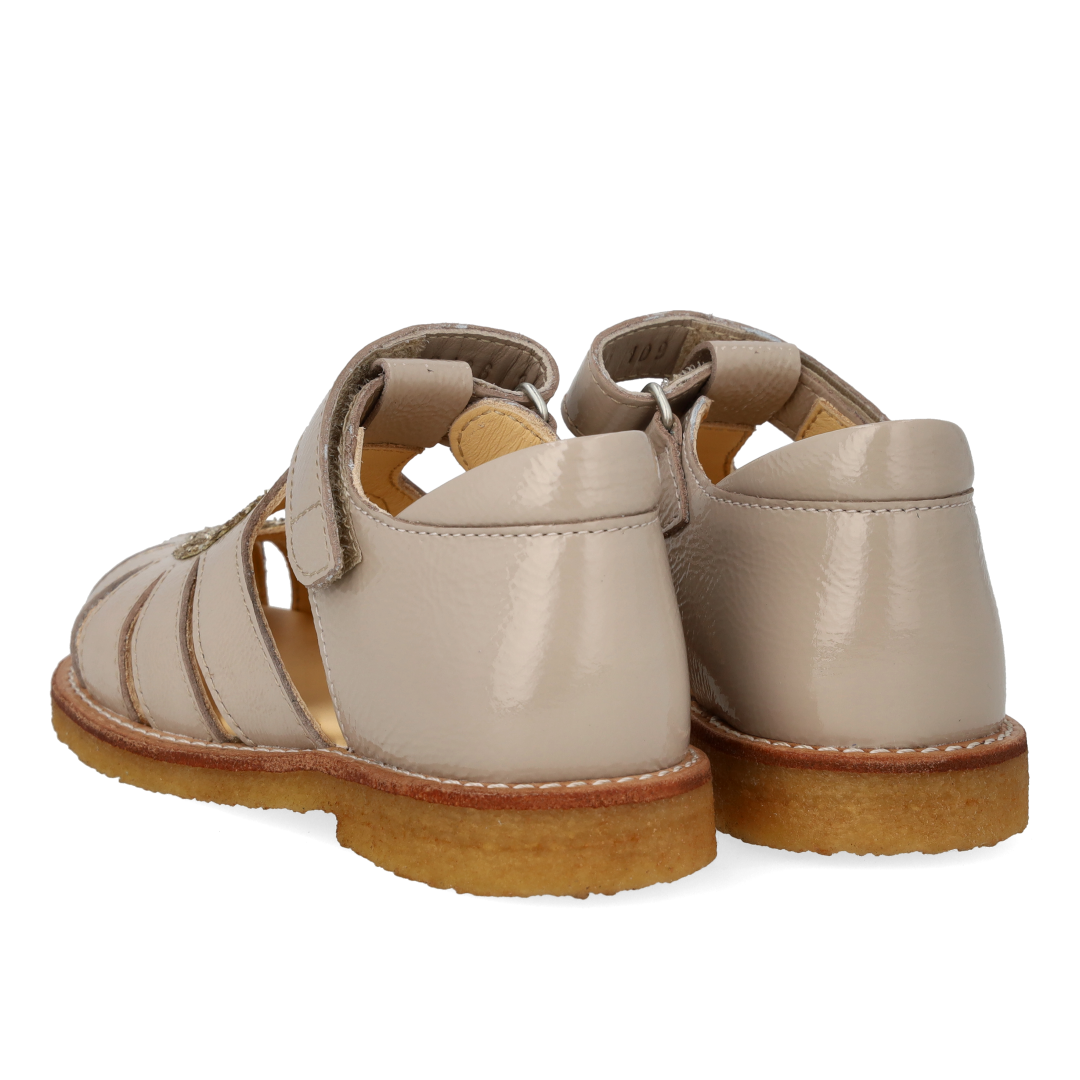 Angulus Hjertesandal  - Sand/Champagne