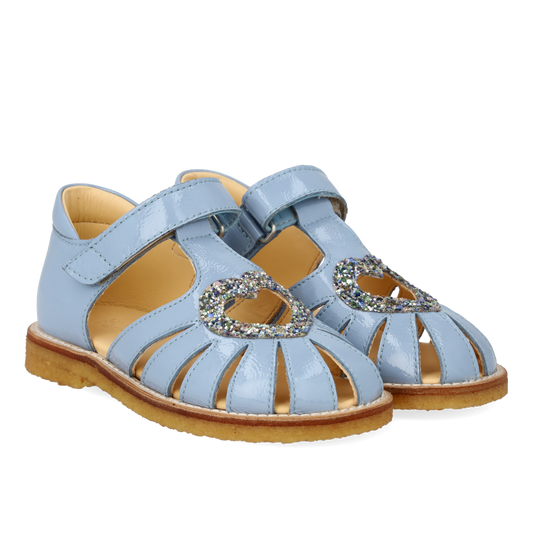 Angulus Hjertesandal  - Blue/Multi