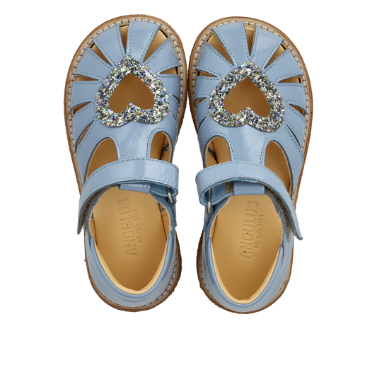 Angulus Hjertesandal  - Blue/Multi