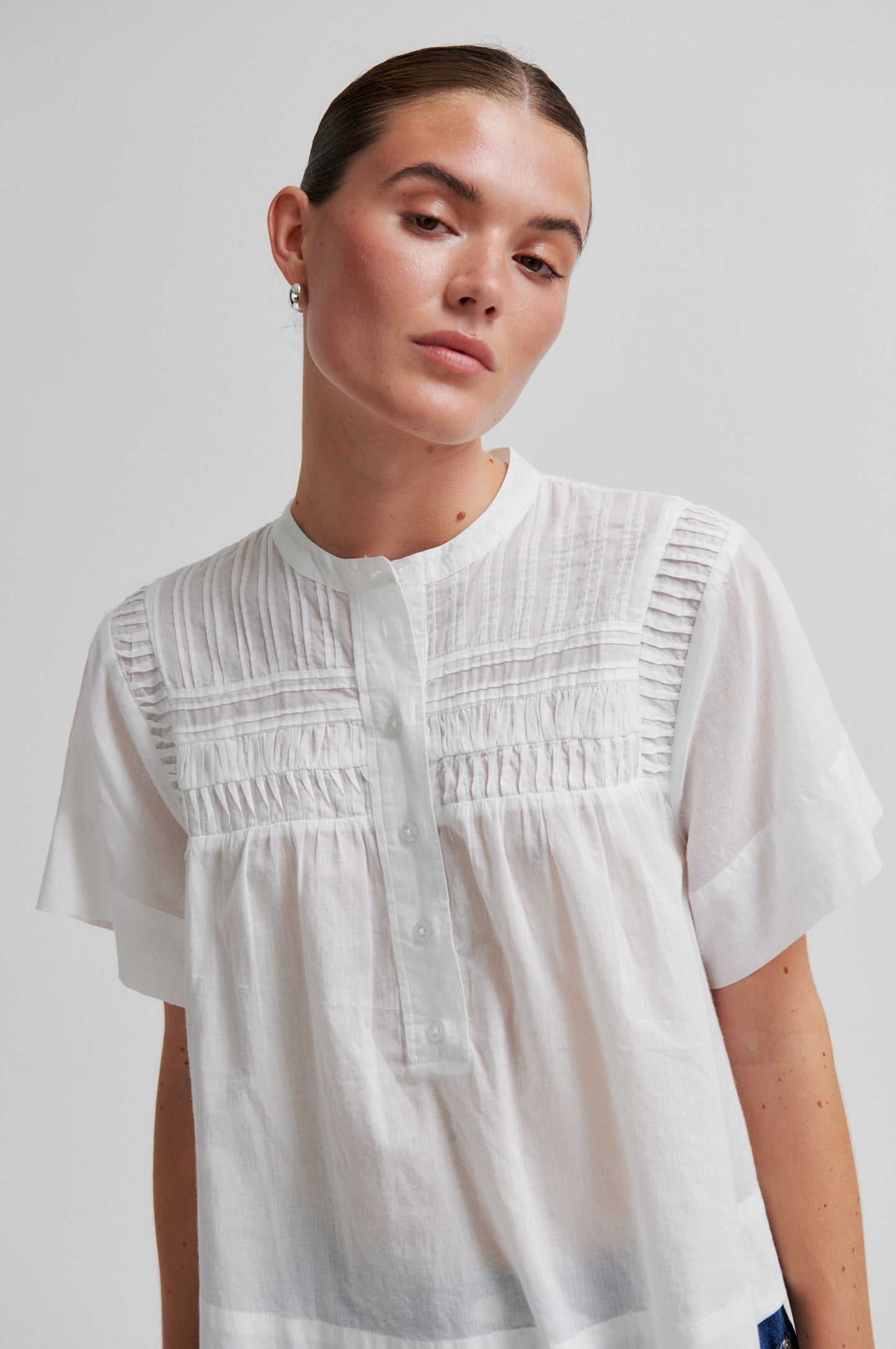Second Female Maise SS Blouse - White