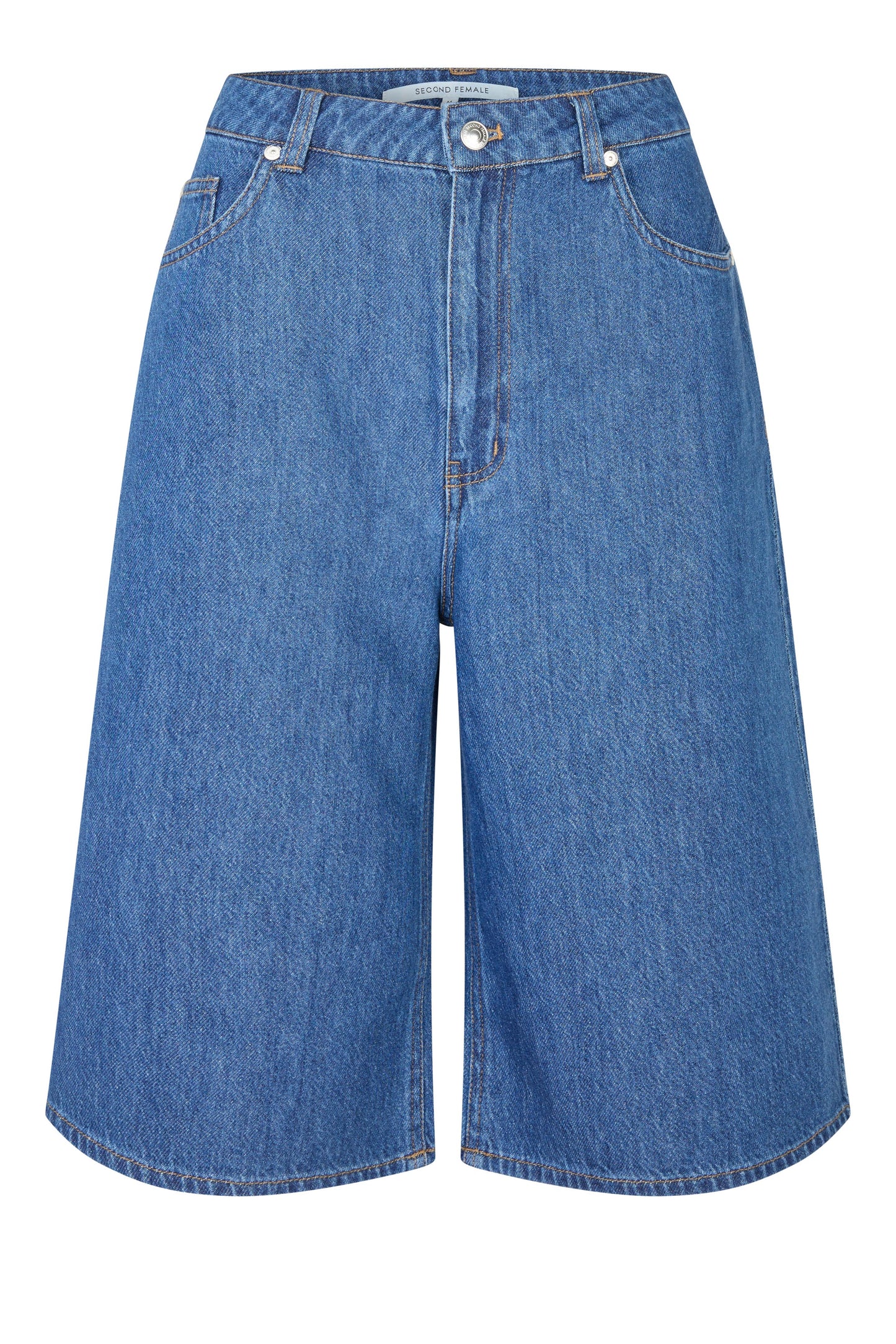 Second Female Lukana Shorts - Blue Denim
