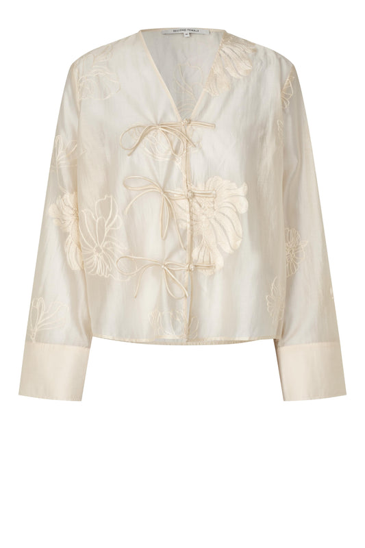 Second Female Vira Shirt Skjorte - Soft Beige