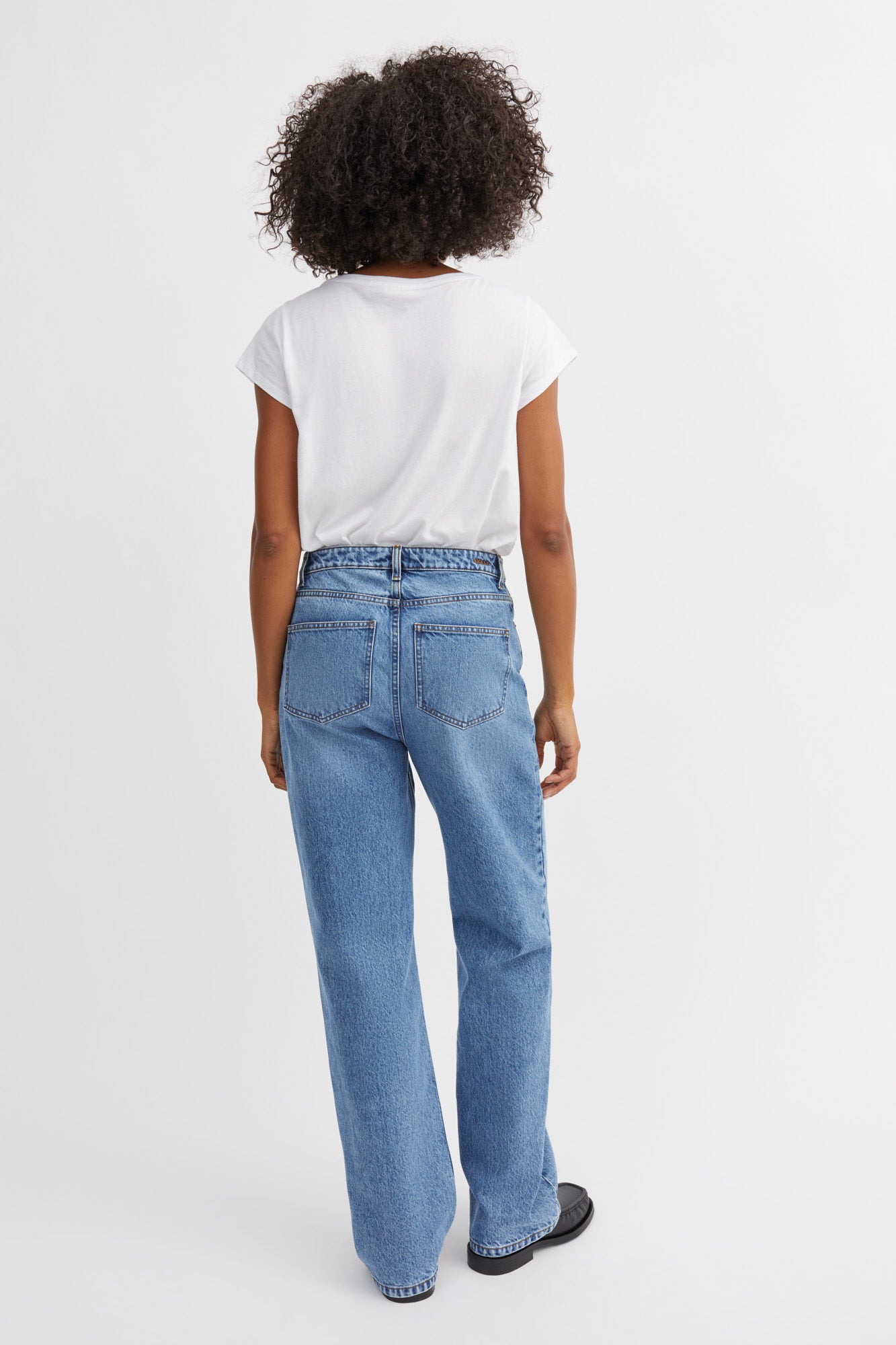 Skall Studio Maddy Straight Jeans Mid Blue