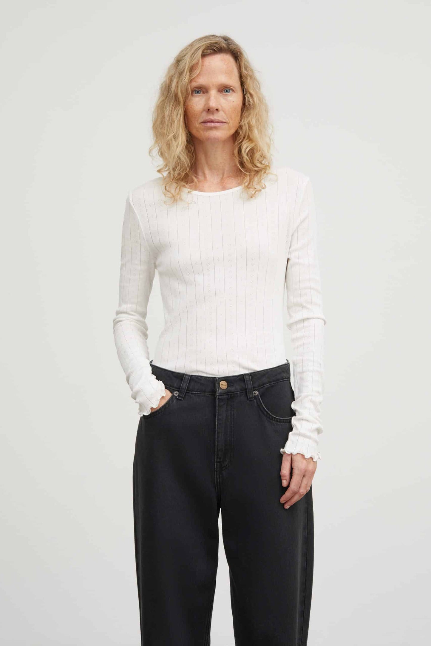 Skall Studio Edie Blouse Off White