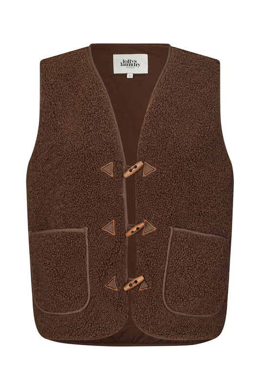 Lollys Laundry Hugo vest Mokka