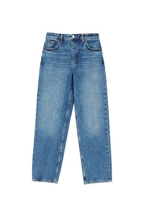 Skall Studio Allison cropped jeans  Bukser - Slouchy Blue