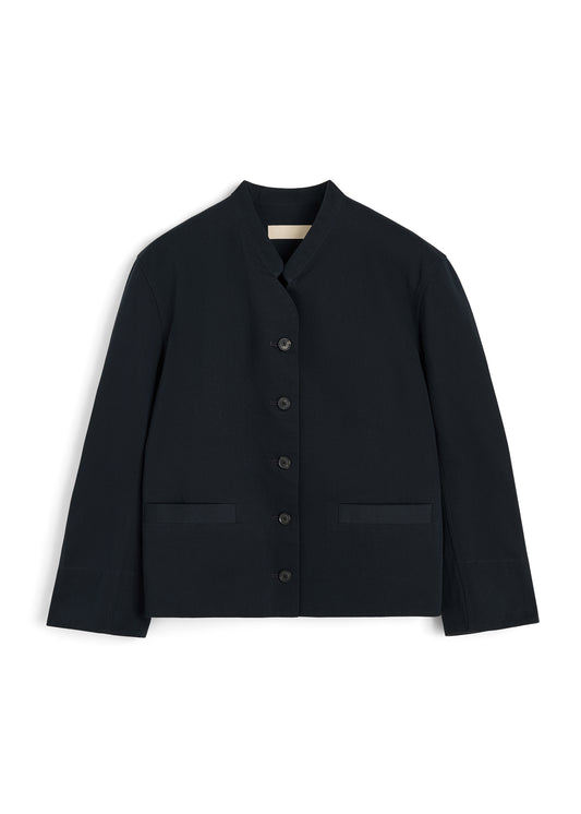 Aiayu Angela Jacket Twill Jakke - Black navy