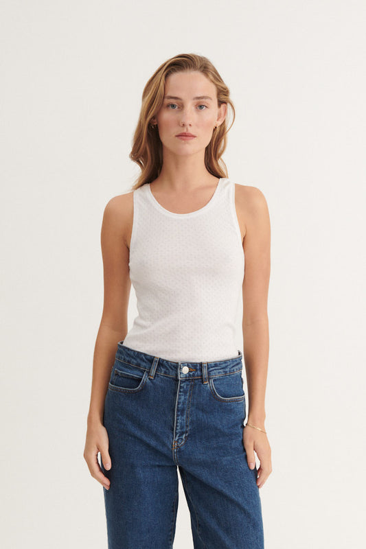 Basic Apparel Arense Tank Top - White