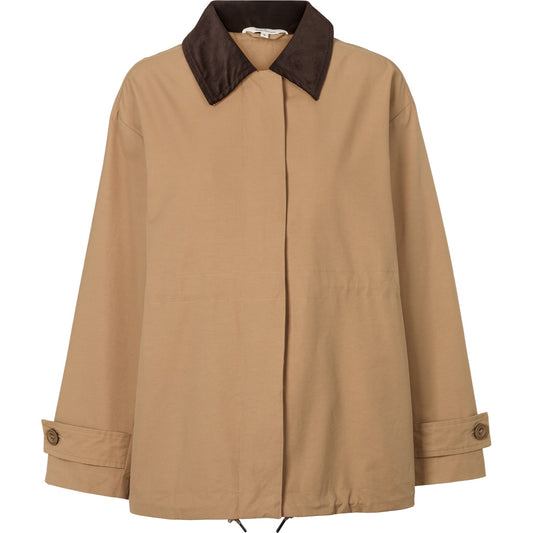 Basic Apparel Lin Jacket - Sepia Tint