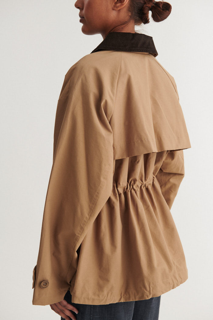 Basic Apparel Lin Jacket - Sepia Tint
