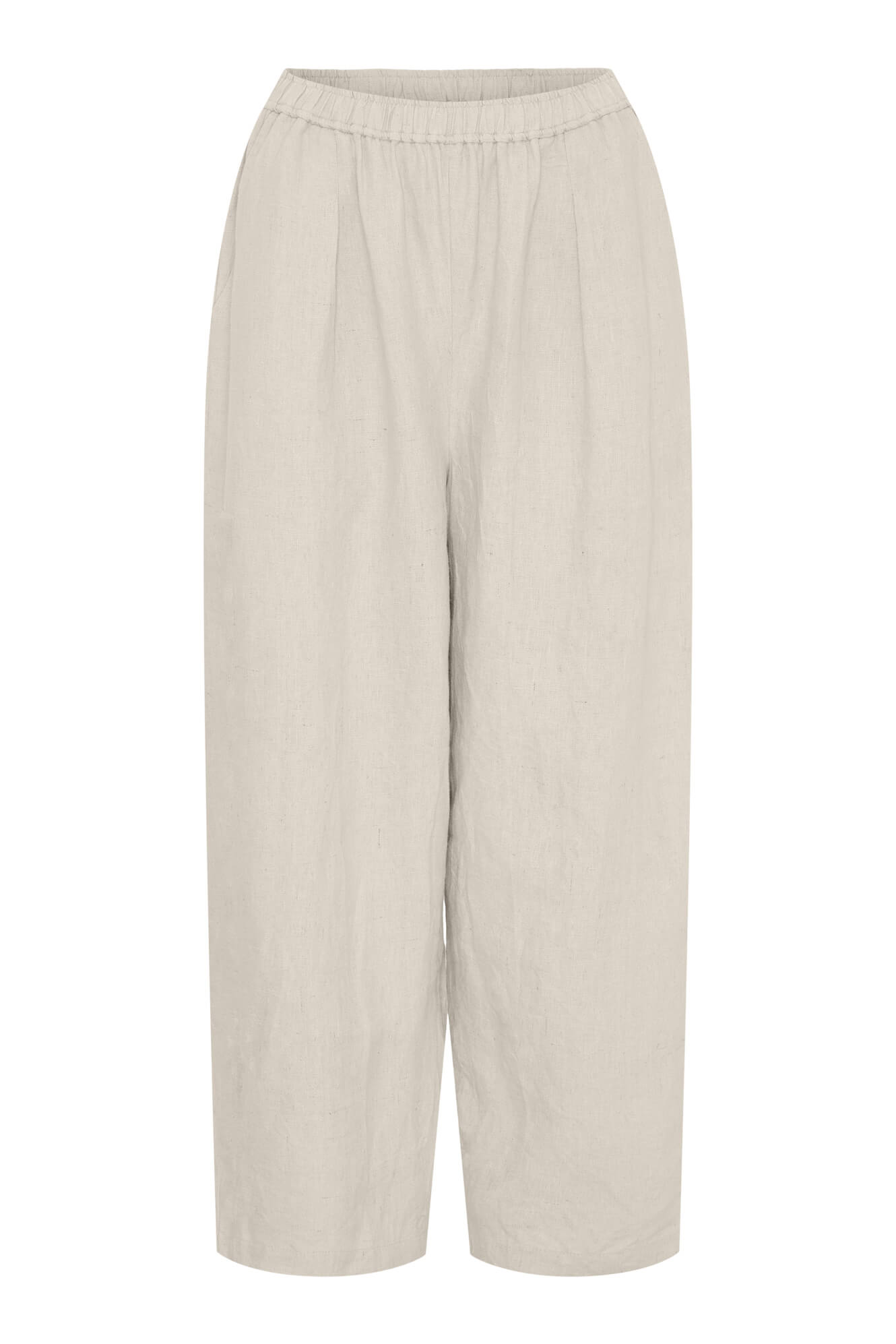 Anne-mi Billie Barrel Pant Bukser - Oatmeal