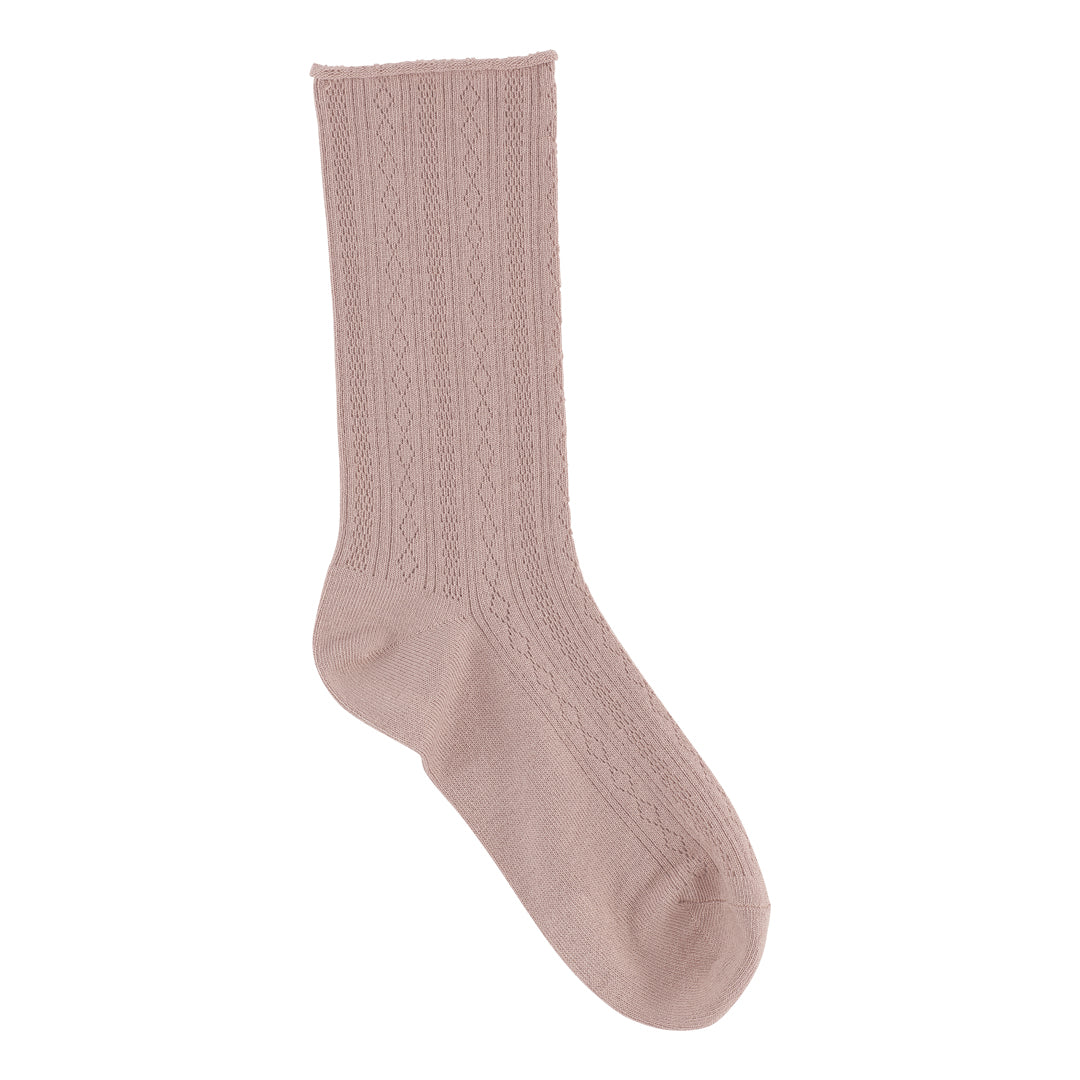 Plissé Babara Bamboo Sock Nude