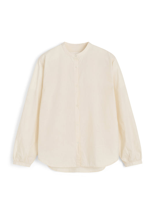 Aiayu Bibs Shirt Cotton Skjorte - Pure Ecru