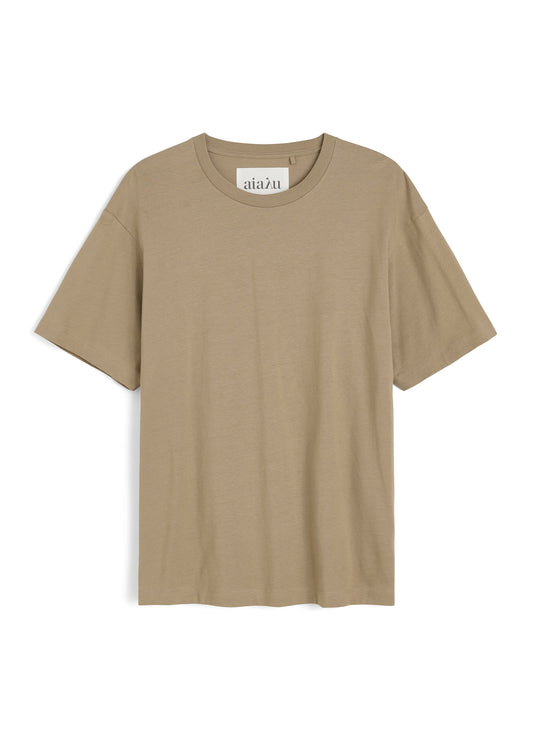 Aiayu Classic Circular Tee T-shirt - Clay