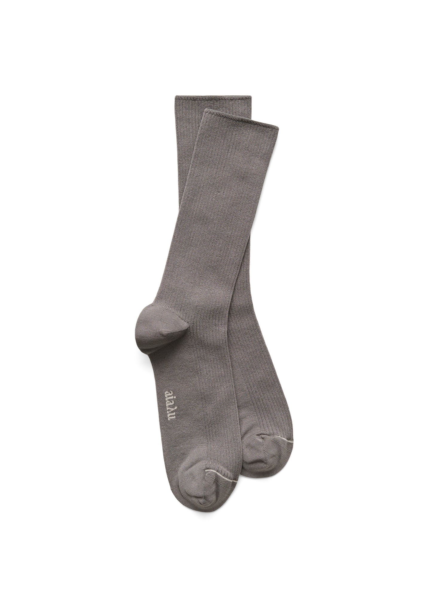 Aiayu Cotton Rib Socks - Steel