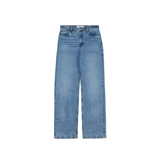Skall Studio Maddy Straight Jeans Mid Blue