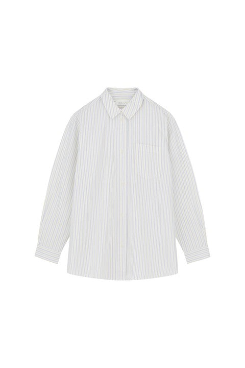 Skall Studio Edgar Shirt Skjorte - Yellow/Blue