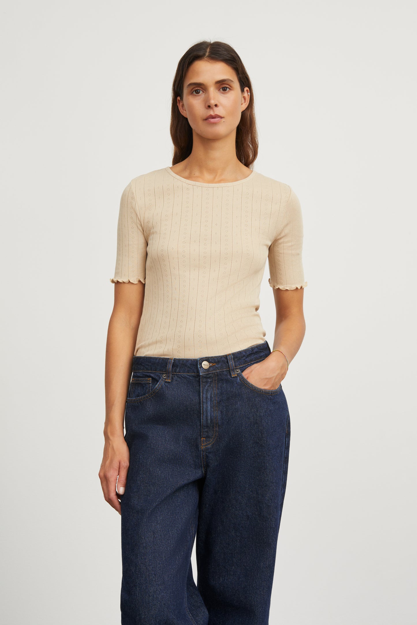 Skall Studio Edie Tee Light Beige
