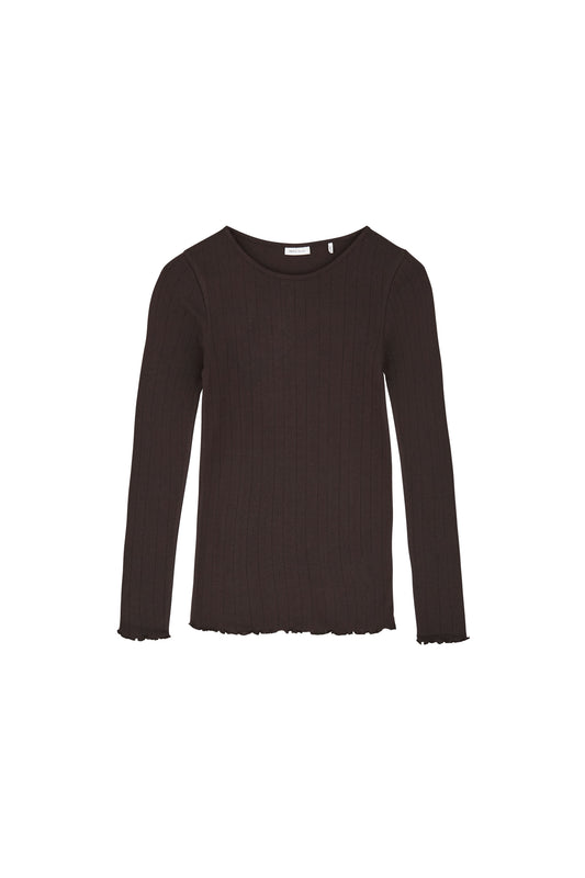 Skall Studio Edie Blouse Dark Brown