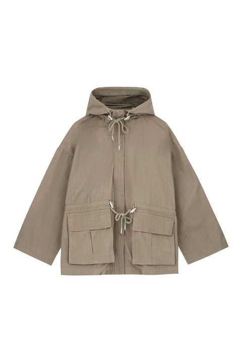 Skall Studio Garden Parka Jacket - Khaki
