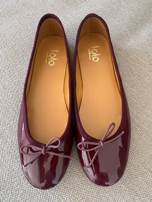 Lolo Ballerina Capri Bordeaux Lak
