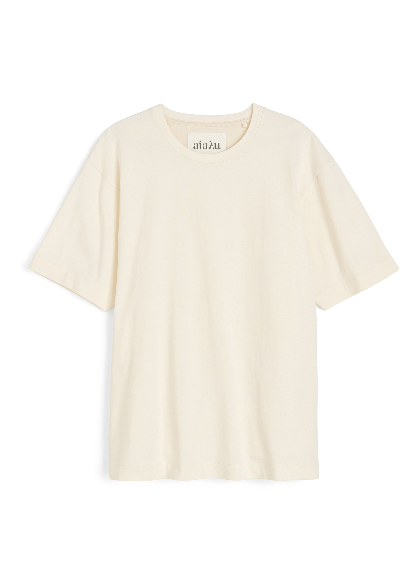 Aiayu Lui Circular Tee T-shirt - Pure Ecru