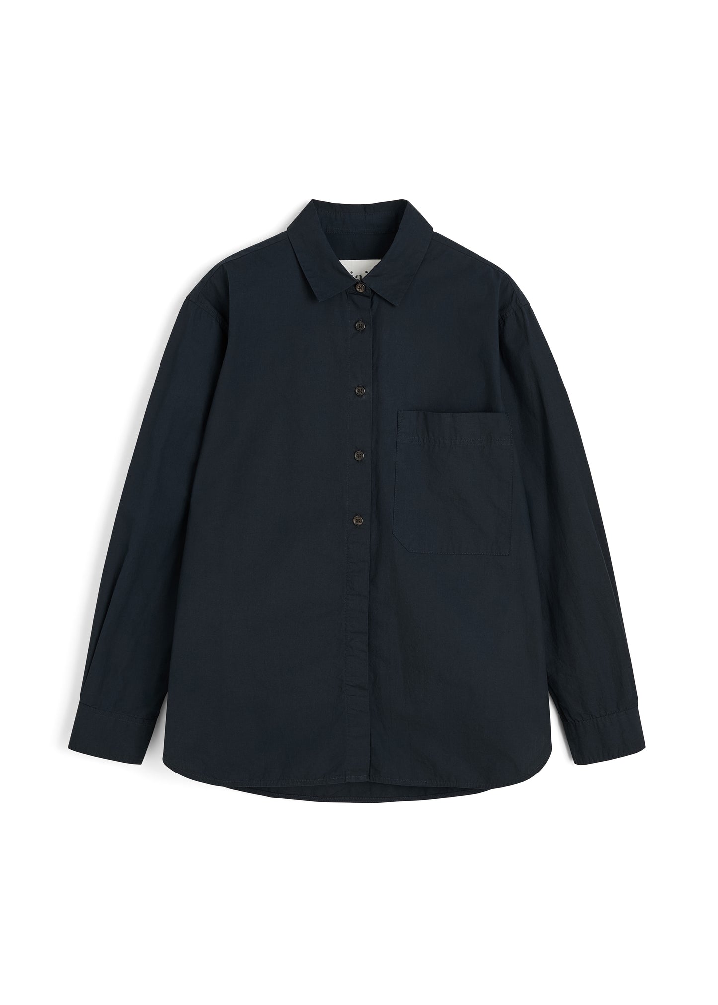 Aiayu Lynette Shirt Dark Horn - Black Navy