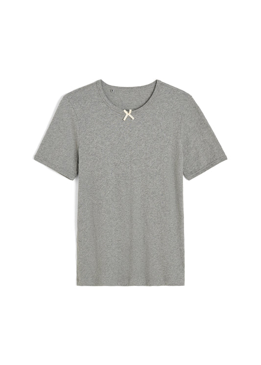 Aiayu Messhu Tee - Grey Melange