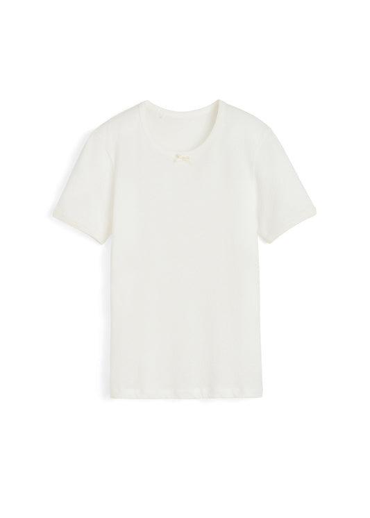 Aiayu Messhu Tee White