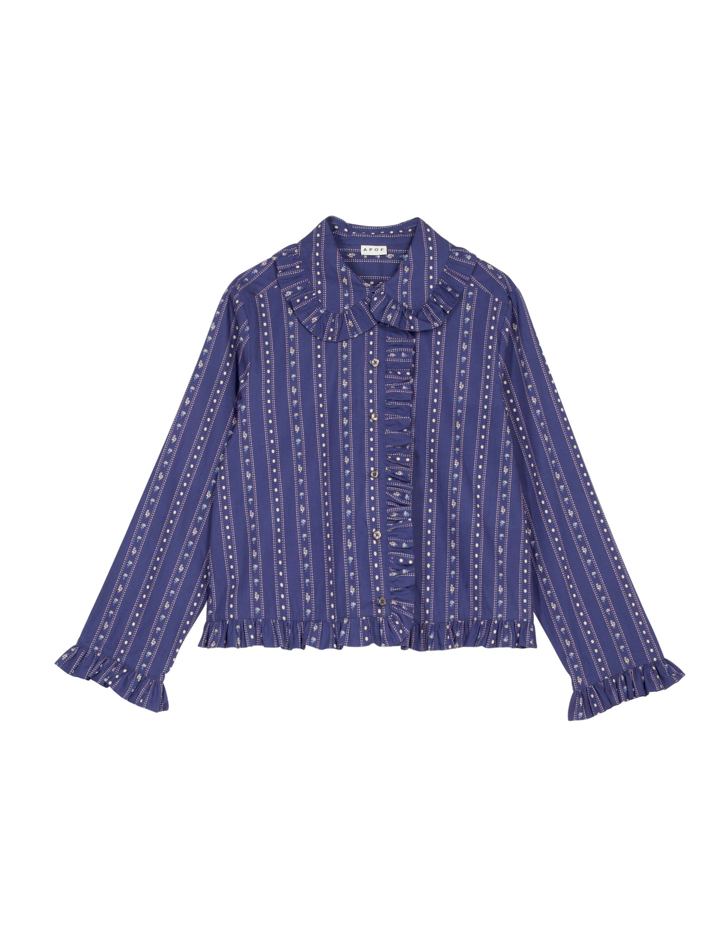 APOF Naomi Shirt Skjorte - Blue