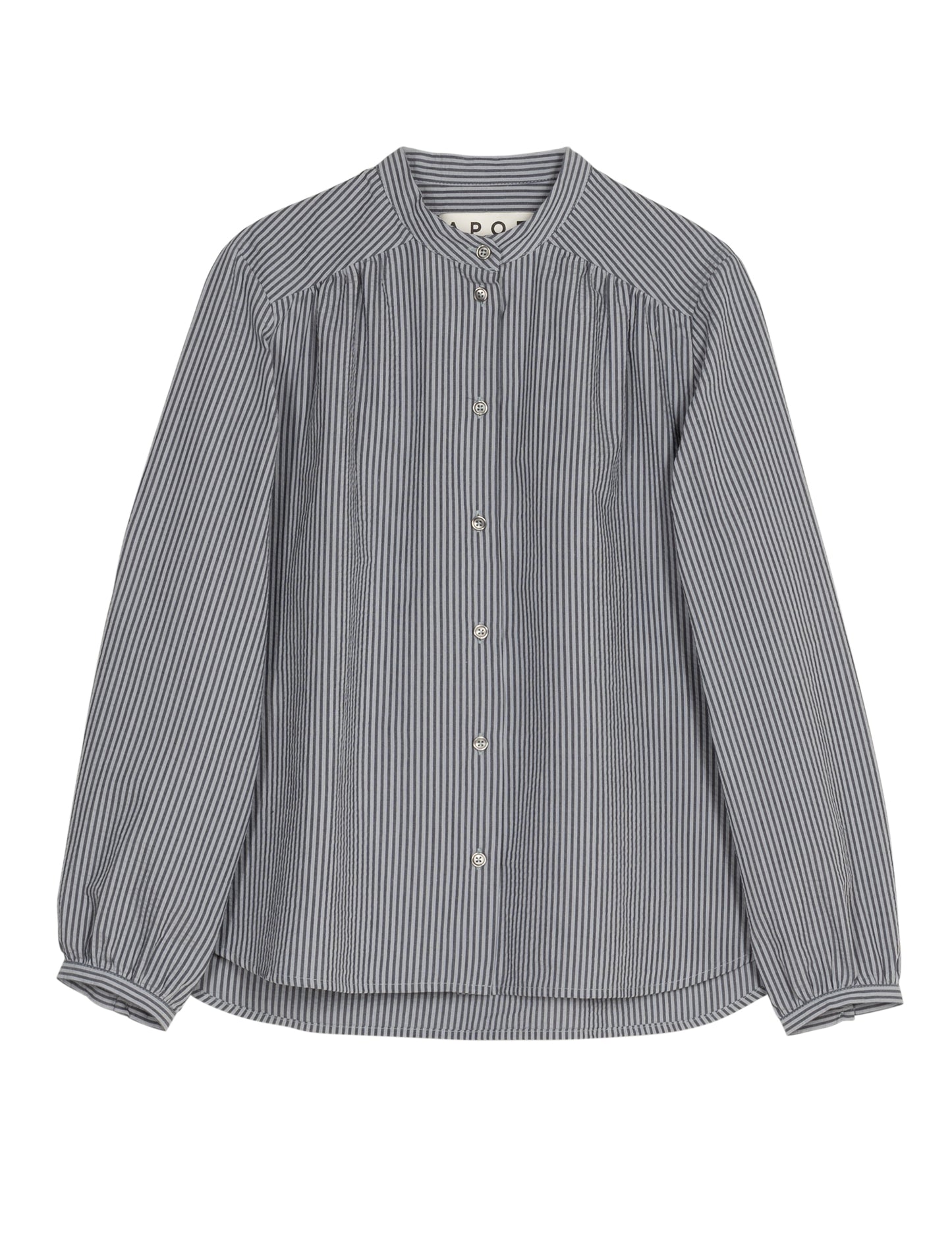 Apof Nicole Shirt - Grey Stripe