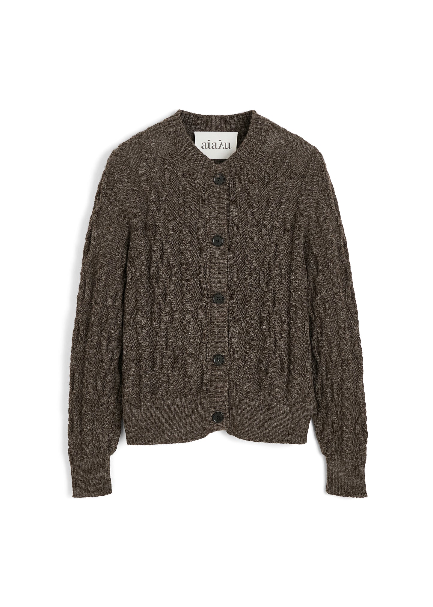 Aiayu Pala Cardigan - Smokey Brown