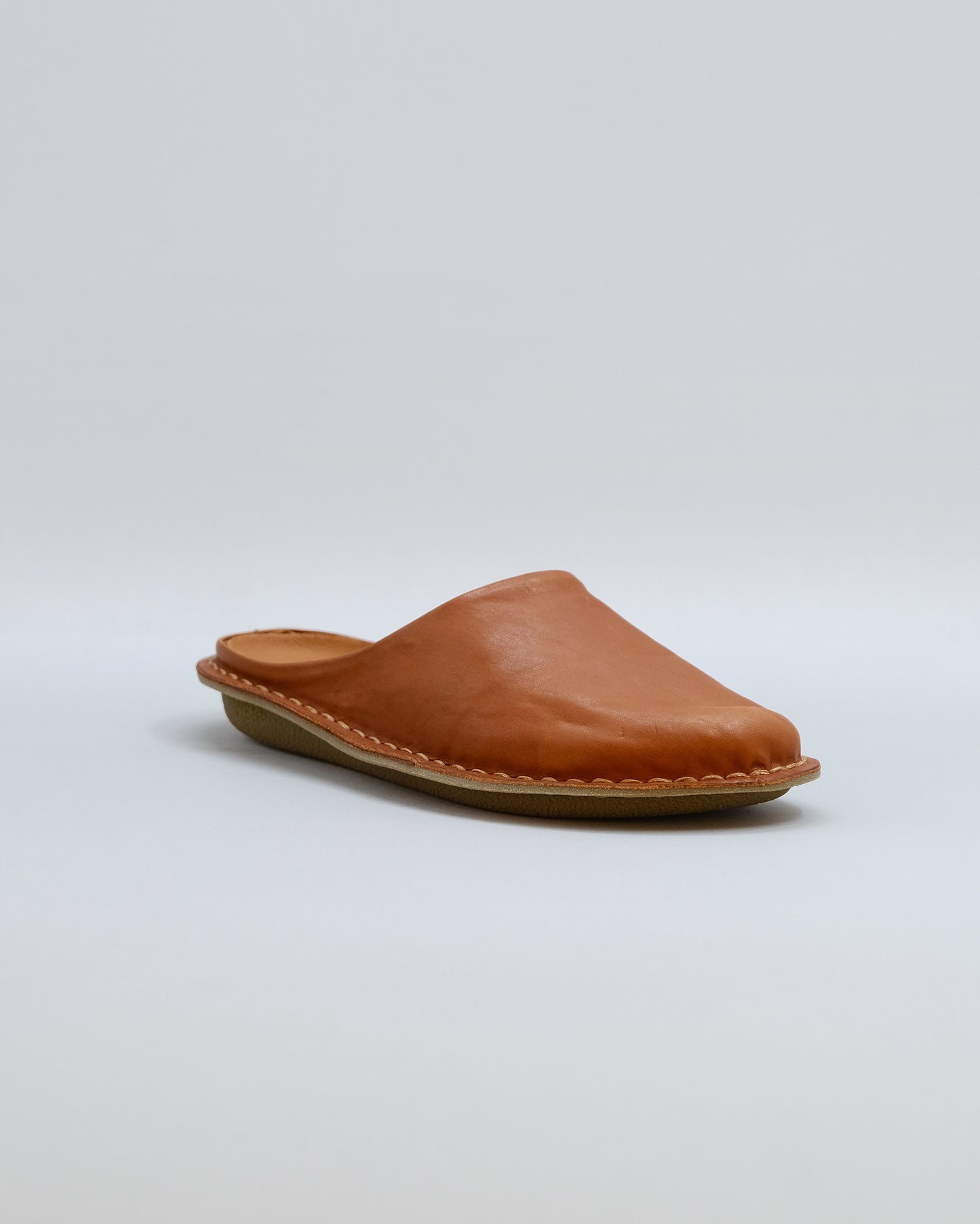 Viba Roma Leather Sandal - Cognac Brown