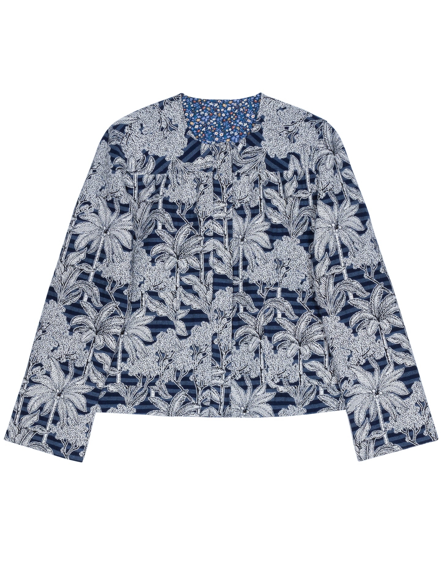 APOF Rose Jacket Jakke - Blue Palm Escape