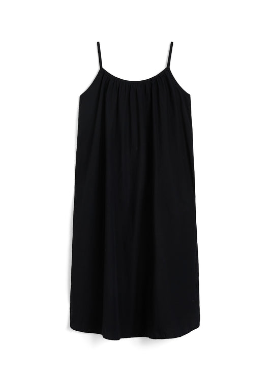 Aiayu Strap Dress Kjole - Black Navy